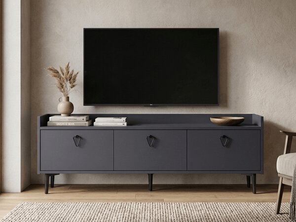 TV stolek PIENA 160 cm, antracitový