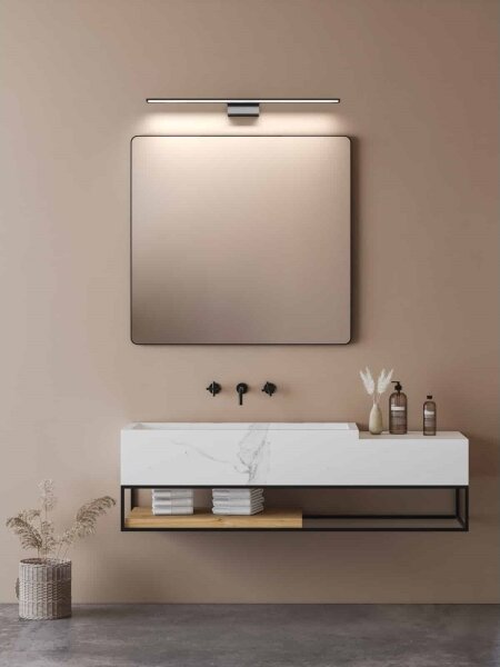 Open Design OR86164 - LED Osv. zrcadla LUCE LED/12W/230V CCT 91,5 cm IP44 černá