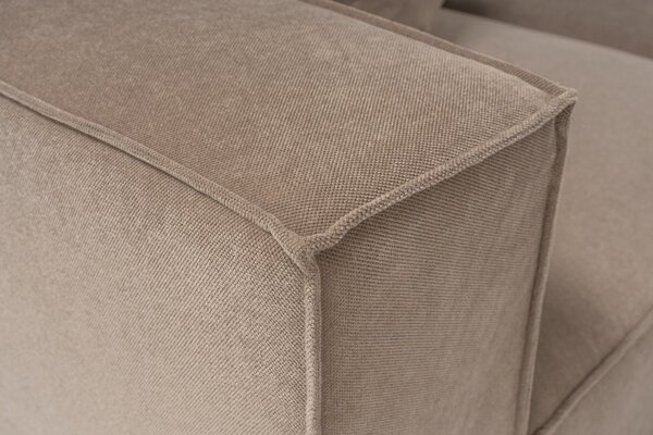 Hanah Home Rohová sedací souprava Sora 430 cm cappucino pravá