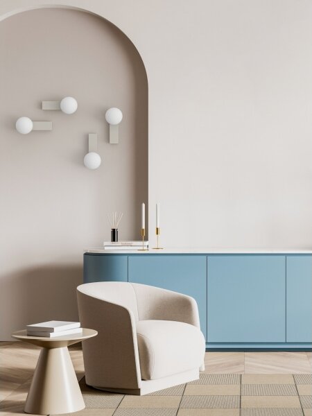 Open Design OR85549 - Koupel. nástěnné svítidlo BOLETTA 1xG9/8W/230V IP44 béžová