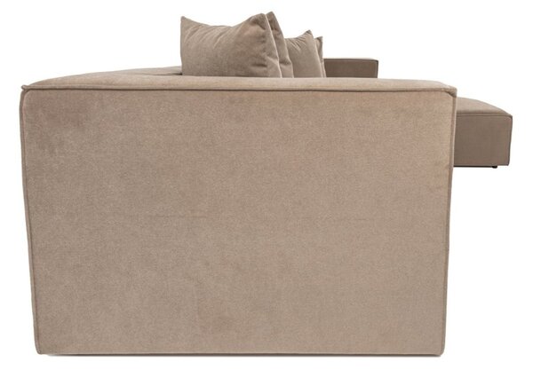 Hanah Home Rohová sedací souprava Sora 430 cm cappucino pravá