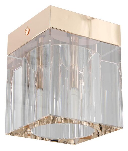 Open Design OR86188 - Bodové svítidlo CUBO 1xG9/8W/230V čirá/rose gold