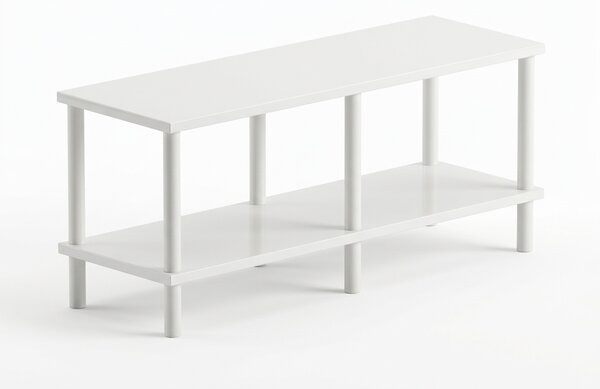 TV stolek SOLE 90 cm, bílá