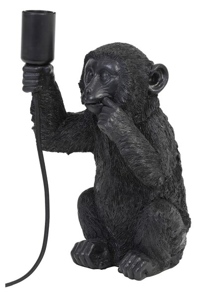 Černá stolní lampa (výška 34 cm) Monkey – Light & Living