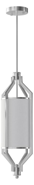 Open Design OR85853 - Lustr na tyči ZUNDO 1xE27/15W/230V matný chrom/bílá