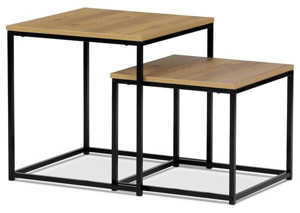 Set 2 příručních stolků Algarabias (dub divoký)