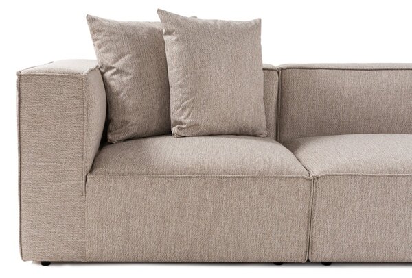Hanah Home Rohová sedací souprava Sora 430 cm pískově béžová pravá