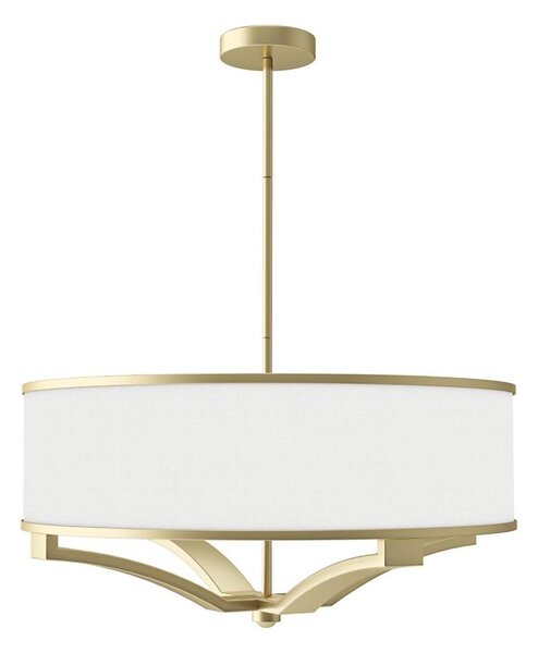 Open Design OR84818 - Lustr na tyči GERDO 4xE27/12W/230V mosaz/bílá