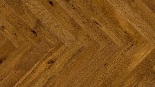 Dřevěná podlaha Barlinek Pure Classico - Dub Brown Sugar Herringbone 5G