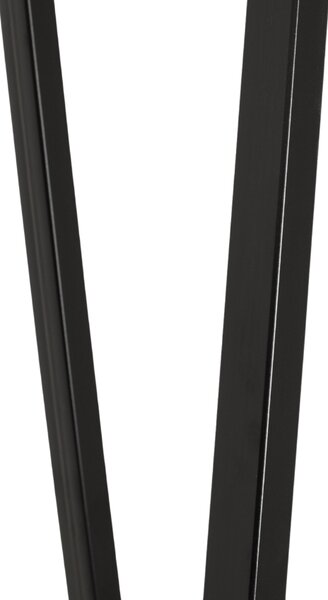 Nordic Design Černý kovový stojací věšák Yako 173 x 50 cm