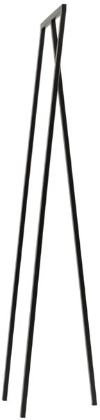 Nordic Design Černý kovový stojací věšák Yako 173 x 50 cm