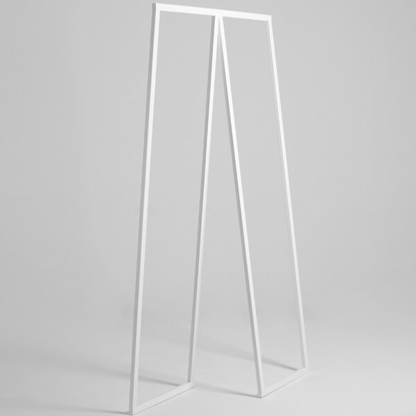 Nordic Design Bílý kovový věšák Rasmus 173 x 100 cm