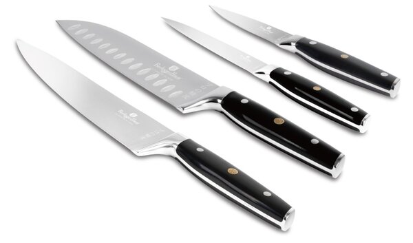 Sada nožů nerez 4 ks Matte Black Collection