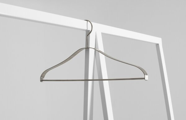 Nordic Design Bílý kovový věšák Rasmus 173 x 100 cm