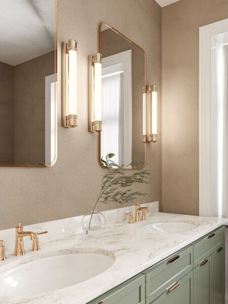 Open Design OR85259- LED Osvětlení zrcadla OMI LED/13W/230V 58 cm IP44 mosaz