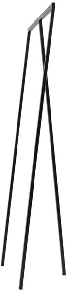 Nordic Design Černý kovový stojací věšák Yako 173 x 100 cm