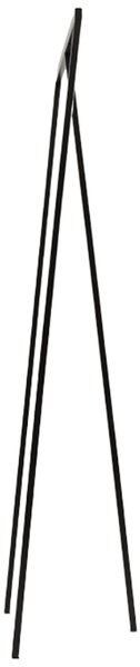 Nordic Design Černý kovový stojací věšák Yako 173 x 100 cm