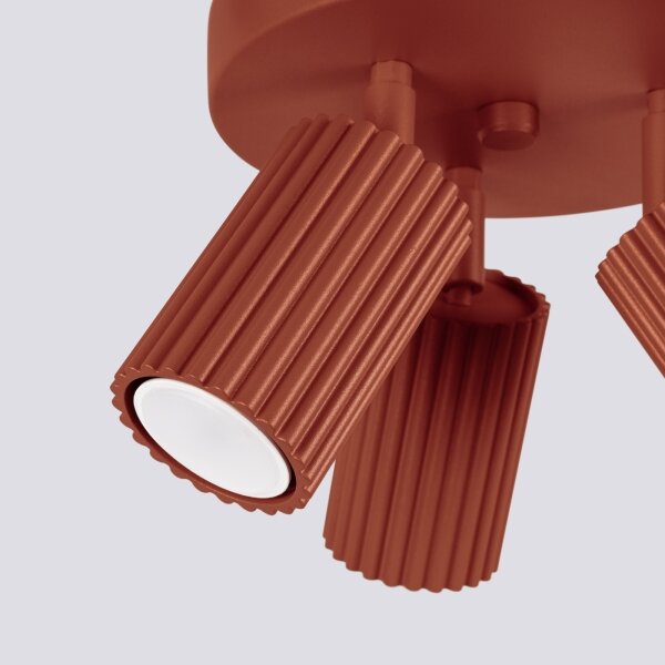 Brilagi - LED Bodové svítidlo CRESTO 3xGU10/10W/230V červená