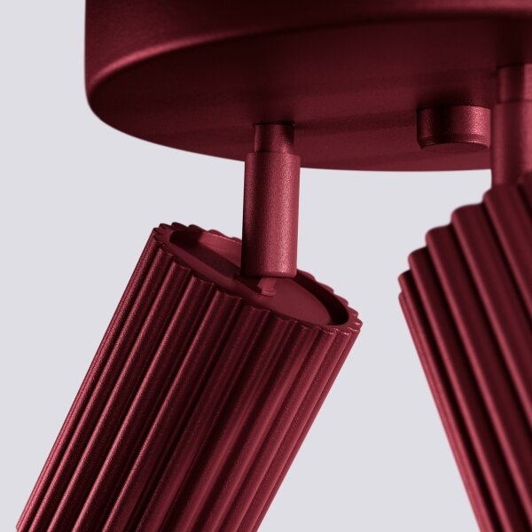 Brilagi - LED Bodové svítidlo CRESTO 3xGU10/10W/230V burgundy