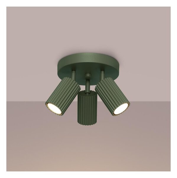 Brilagi - LED Bodové svítidlo CRESTO 3xGU10/10W/230V zelená