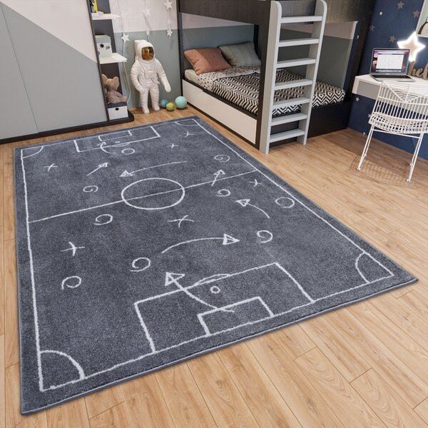 Hanse Home, Dětský koberec Adventures 105949 Darkgrey, 120x170, šedá, dětský pokoj