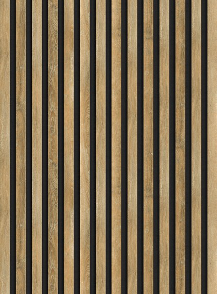 Mexen Lam-F, akustické stěnové lamely 275 × 31,5 cm, filc 6 mm, dub medový, S105-275317-2812-066