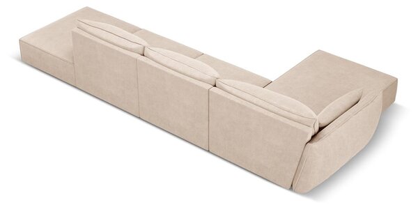 Béžová rohová pohovka (levý roh) Vanda – Mazzini Sofas