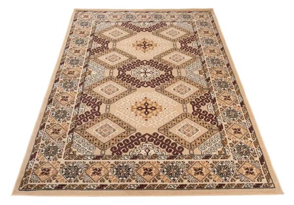 Makro Abra Klasický kusový koberec EUFRAT C031A světle béžový Rozměr: 160x230 cm