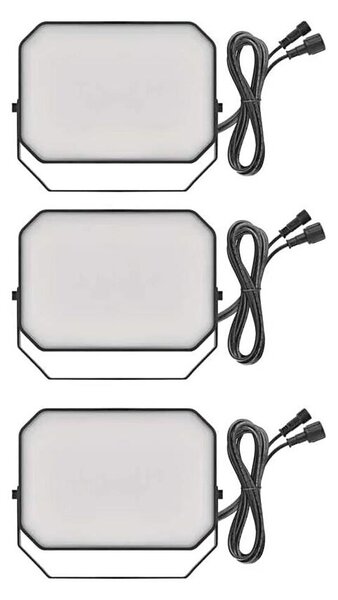 SADA 3x LED RGBIC Stm. ven. reflektor LED/14W/230V 3000-6500K IP65 Wi-Fi Tuya