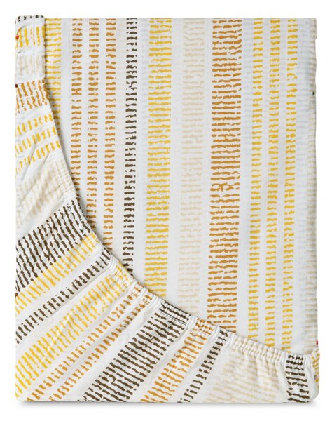 MAKOSATENOVÉ PROSTĚRADLO PRINT2 100X200 CM VZOROVANÉ