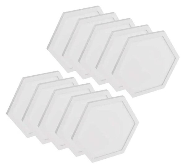 SADA 10x RGBIC Stmívatelný panel LED/1,9W/230V Wi-Fi Tuya