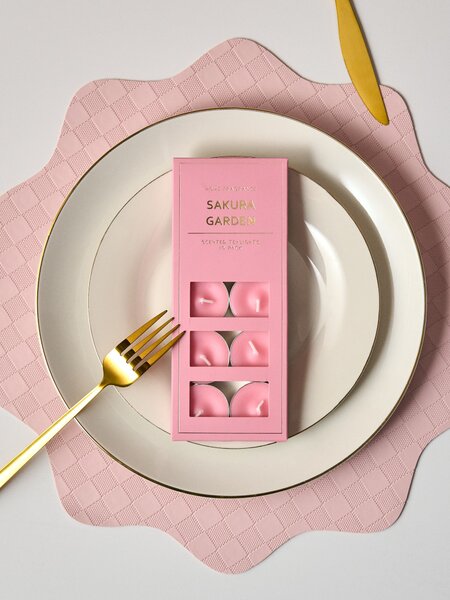 Sinsay - Čajové svíčky 10 pack Sakura Garden - pastelová růžová