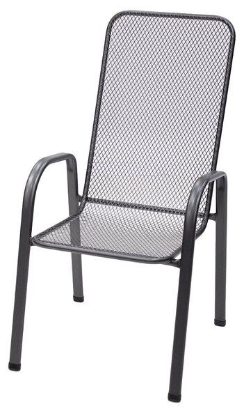 Kovová židle (křeslo) Sága vysoká