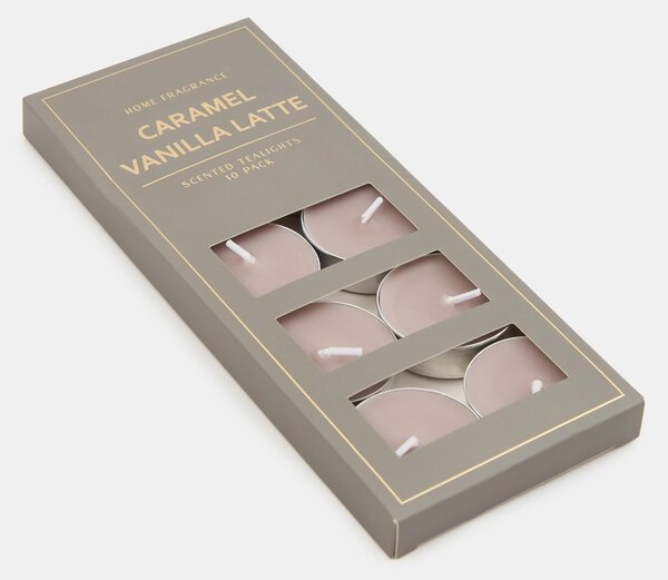 Sinsay - Čajové svíčky 10 pack Carmel Vanilla Latte - béžová