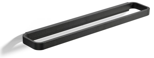 Zone Denmark Černý kovový držák na ručníky Rim 44 cm
