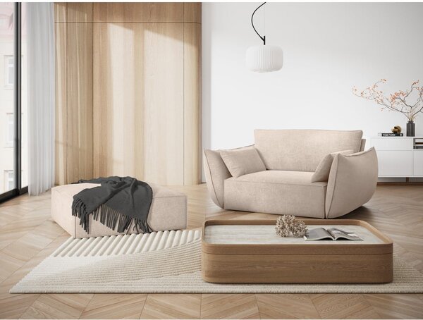Béžové křeslo Vanda – Mazzini Sofas