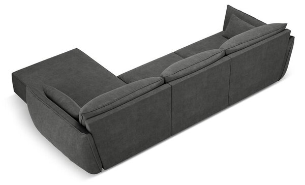Šedá rohová pohovka (pravý roh) Vanda – Mazzini Sofas