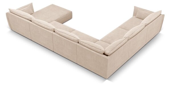 Béžová rohová pohovka (levý roh) Vanda – Mazzini Sofas
