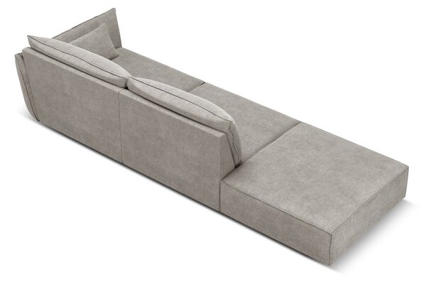 Světle šedá lenoška (pravý roh) Vanda – Mazzini Sofas