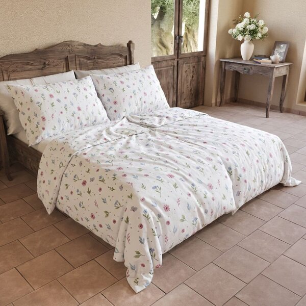 Kvalitex Bavlněné povlečení Letní louka 1x 140/200, 1x 70/90cm