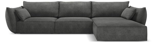 Šedá rohová pohovka (pravý roh) Vanda – Mazzini Sofas
