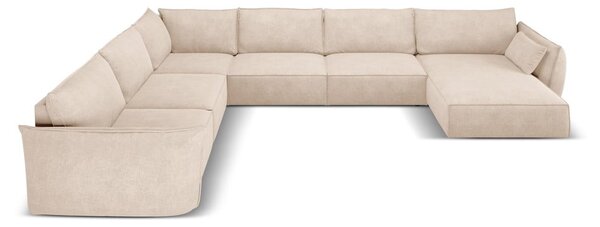 Béžová rohová pohovka (levý roh) Vanda – Mazzini Sofas