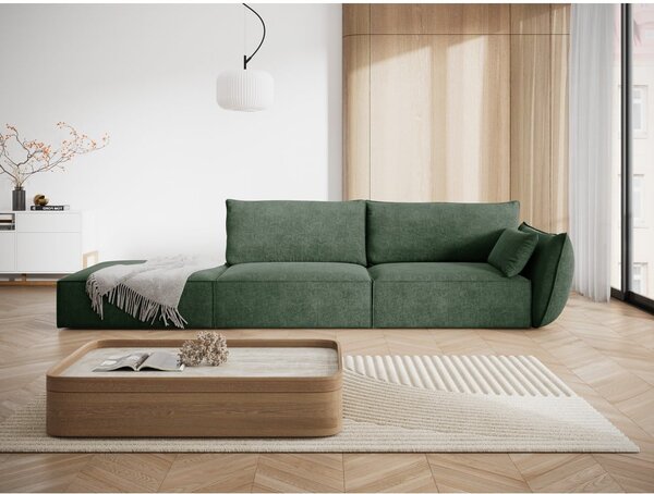 Tmavě zelená lenoška (pravý roh) Vanda – Mazzini Sofas