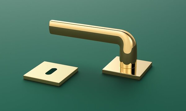 Klika Bella Q Slim - mosaz PVD (komplet 2ks)