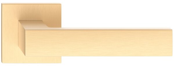 Klika Cube Q Slim - kartáčovaná mosaz (komplet 2ks)