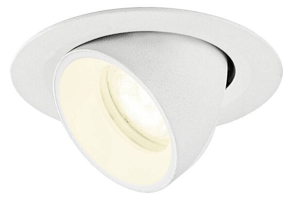 BIG WHITE SLV NUMINOS GIMBLE XS Stropní vestavné svítidlo, 4000 K, 55°, IP20, kulaté, bílé 1010078