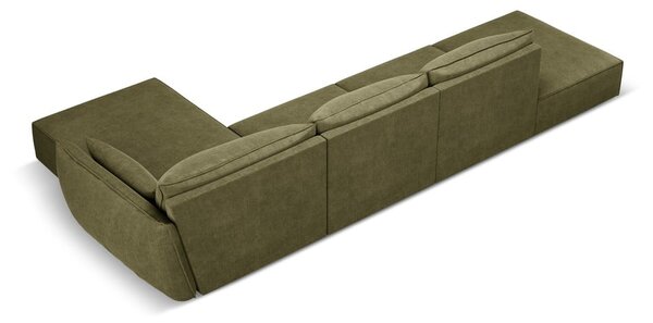 Zelená rohová pohovka (pravý roh) Vanda – Mazzini Sofas