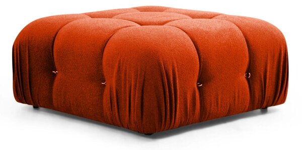 Hanah Home Rohová modulární sedací souprava Bubble 288 cm s taburetem cihlová