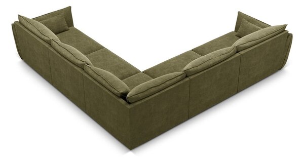 Zelená rohová pohovka (variabilní) Vanda – Mazzini Sofas