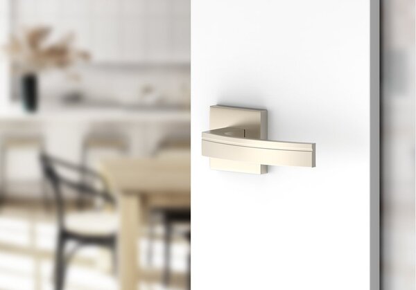 Klika Barcelona K - saténový nikl velvet (komplet 2ks)